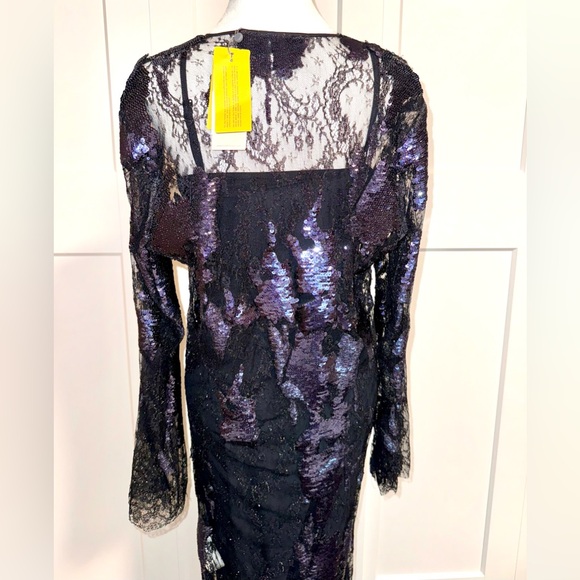 Silvia Tcherassi Andria Sequined Lace Gown - Picture 6 of 7